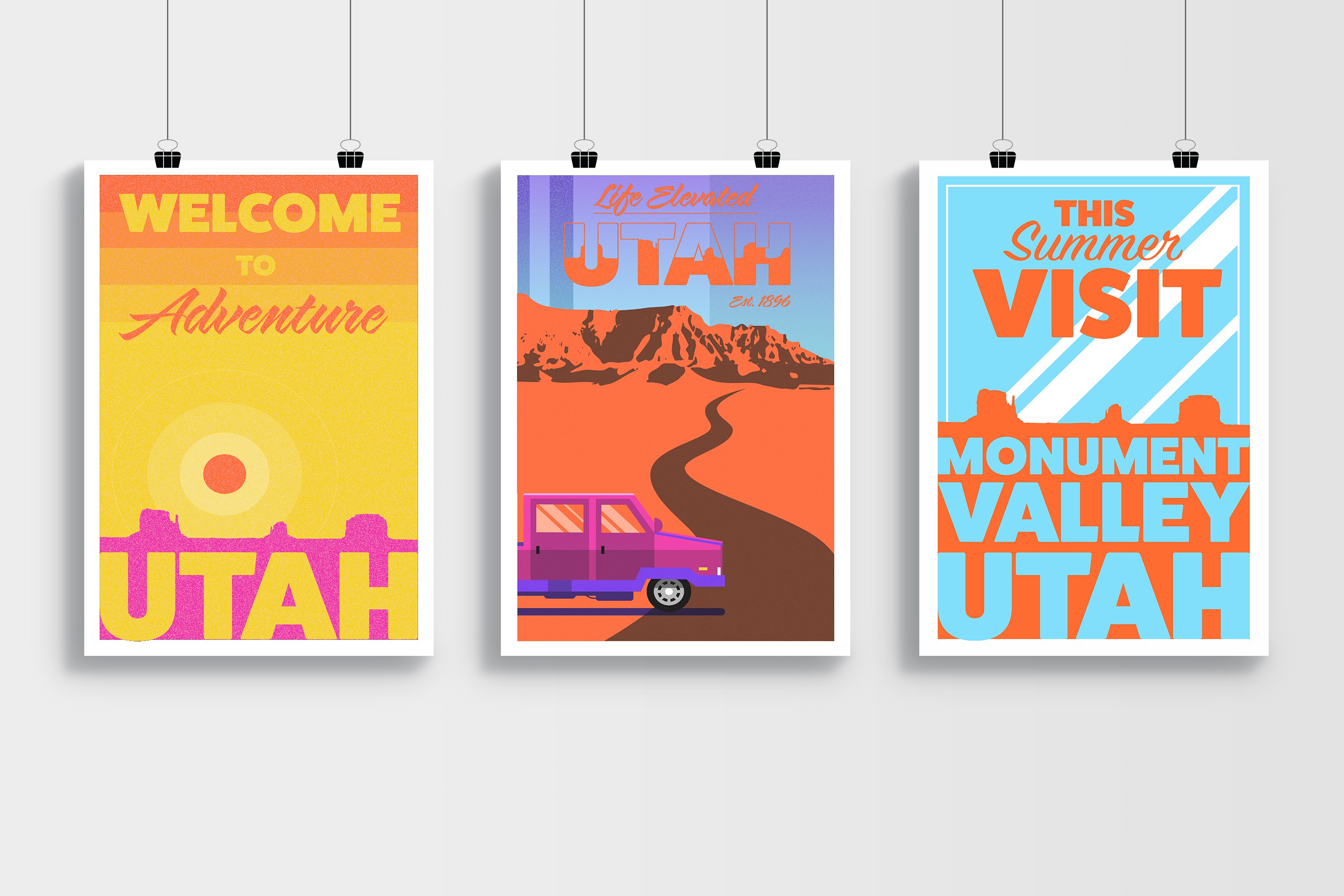 Utah Poster Trio